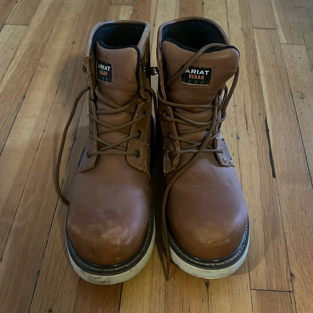 Ariat rebar waterproof wedge mic toe work boot